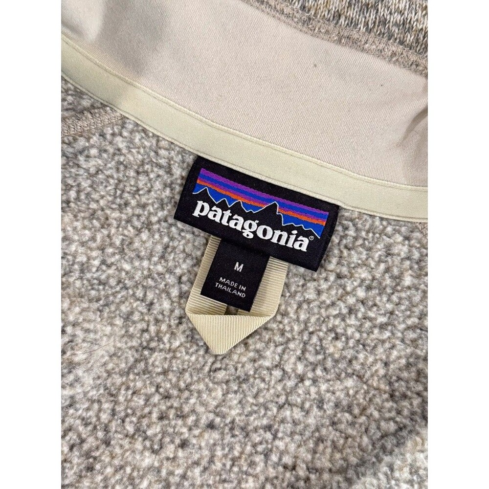 Patagonia Womens Better Sweater Pelican 1/4 Zip Fleece Pullover Outdoor Medium - Picture 4 of 12